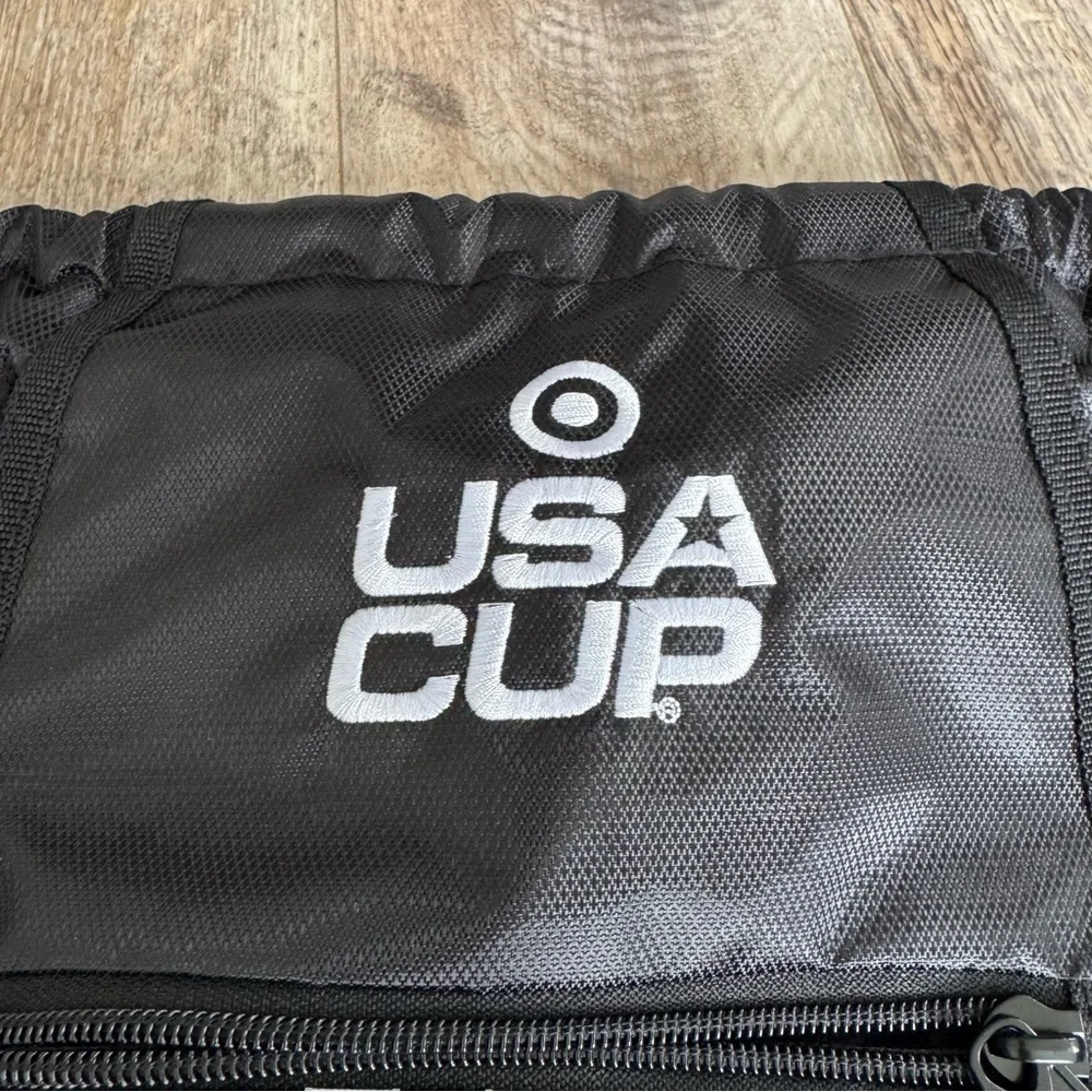Adidas World Cup Soccer Futbol Black Drawstring Backpack